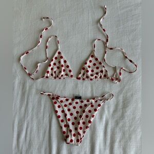 Polka dot bikini